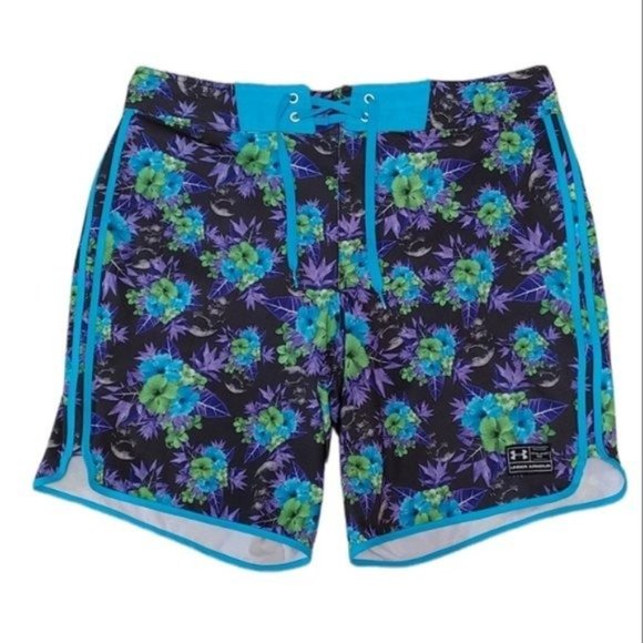 Under Armour Swim Under Armour Floral Board Shorts 38 Heatgear